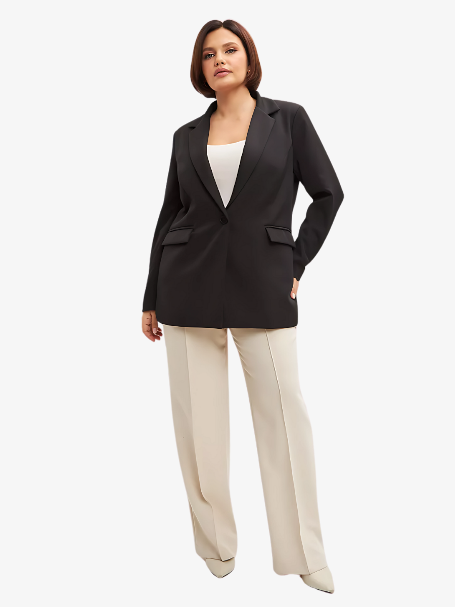 Oversized Blazer for Women – Tailored Black Blazer Jacket for Work & Events 2