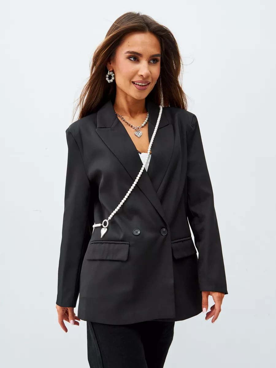 MAGGA Women’s Sculpted Black Blazer for Women – Sharp Tailoring with a Powerful Silhouette -7