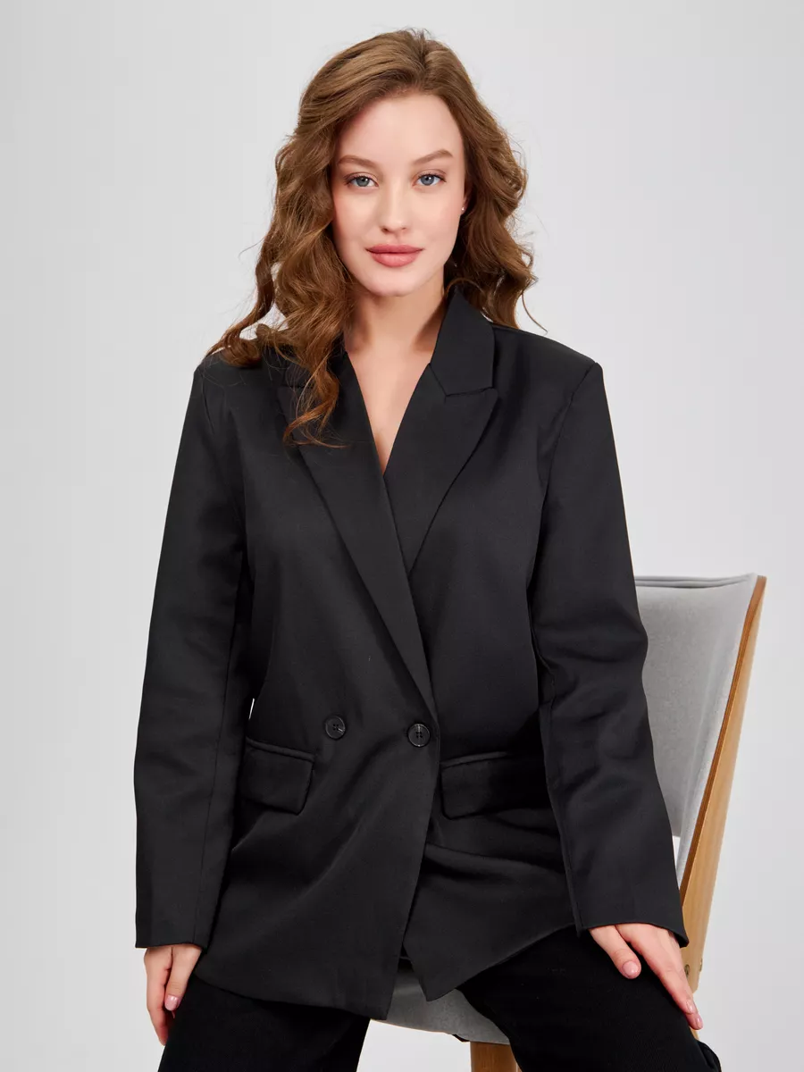 MAGGA Women’s Sculpted Black Blazer for Women – Sharp Tailoring with a Powerful Silhouette